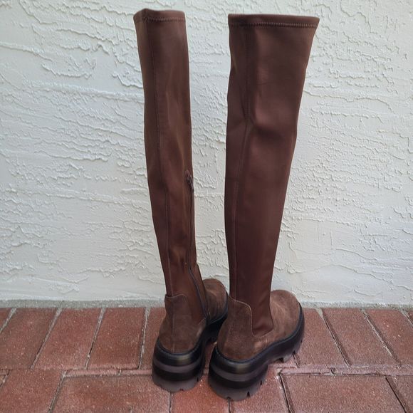 Jeffrey Campbell Brown Over the Knee Boots - Picture 2 of 9